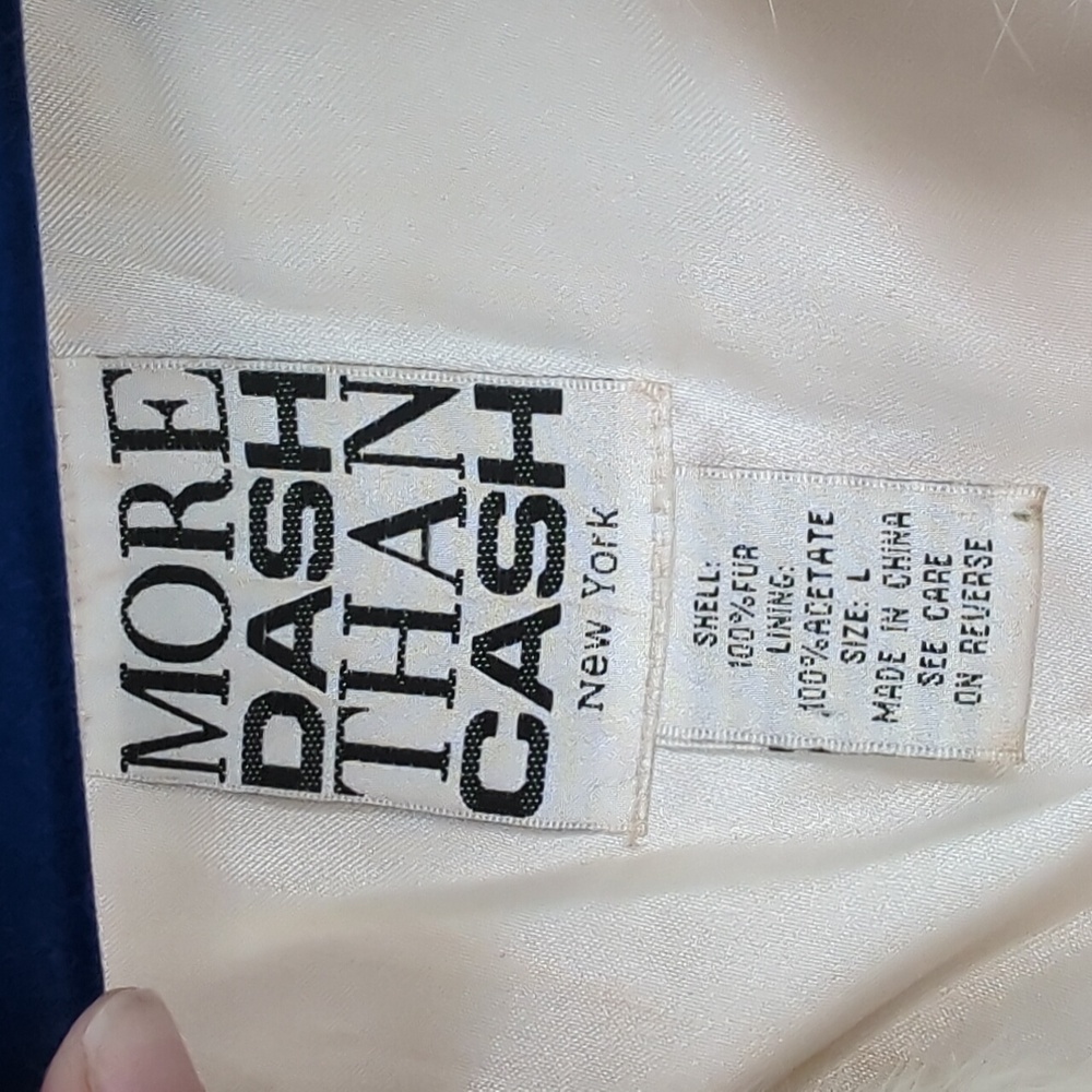 Vintage White Rabbit Fur Jacket - Picture 2 of 6